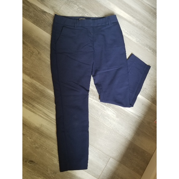 Express - Mid-Rise Ankle Style Columnist Pants - Picture 2 of 3